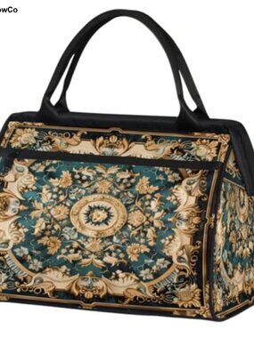 Waterproof Polyester Weekender Duffel Bag Travel Gym Sports Carry On